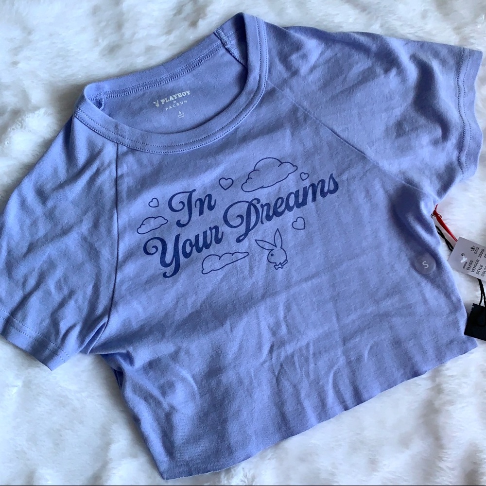 NWT playboy crop top